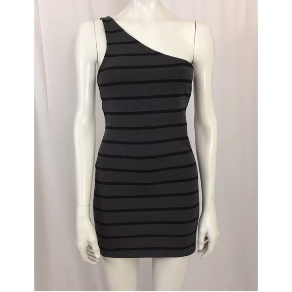 Forever 21 One Shoulder Bodycon Dress Medium - Picture 1 of 4